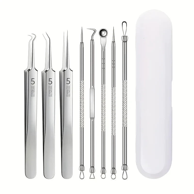 Stainless Steel Blackhead Remover Kit