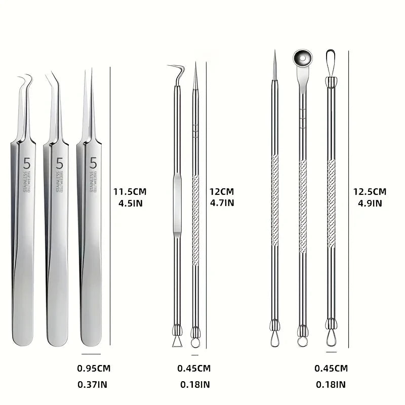 Stainless Steel Blackhead Remover Kit