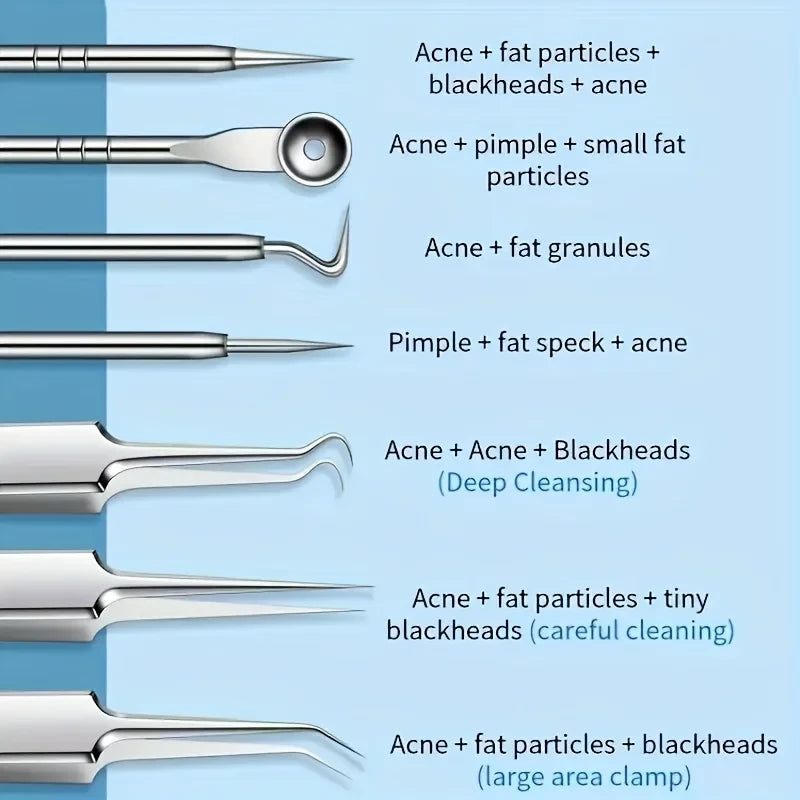 Stainless Steel Blackhead Remover Kit