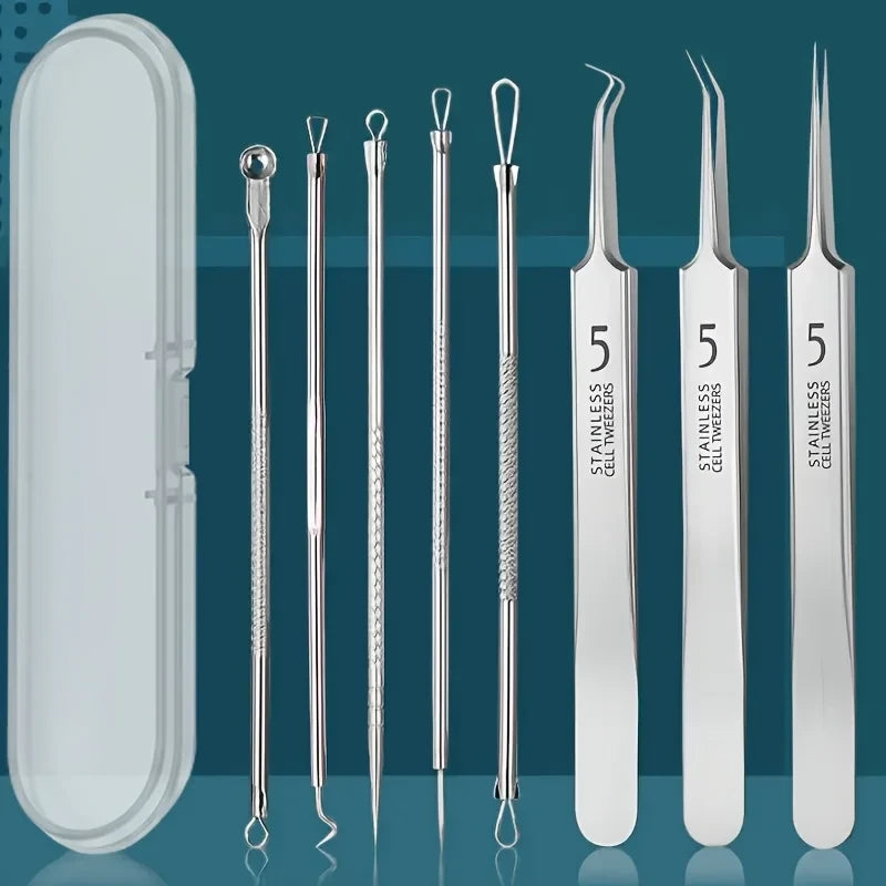 Stainless Steel Blackhead Remover Kit