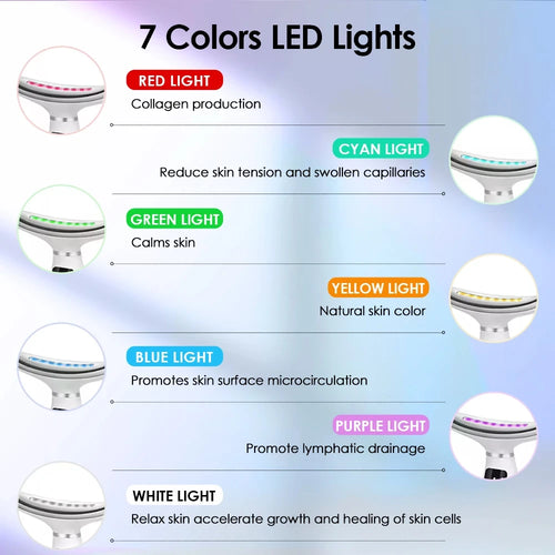 7-Color LED Facial Massage Tool